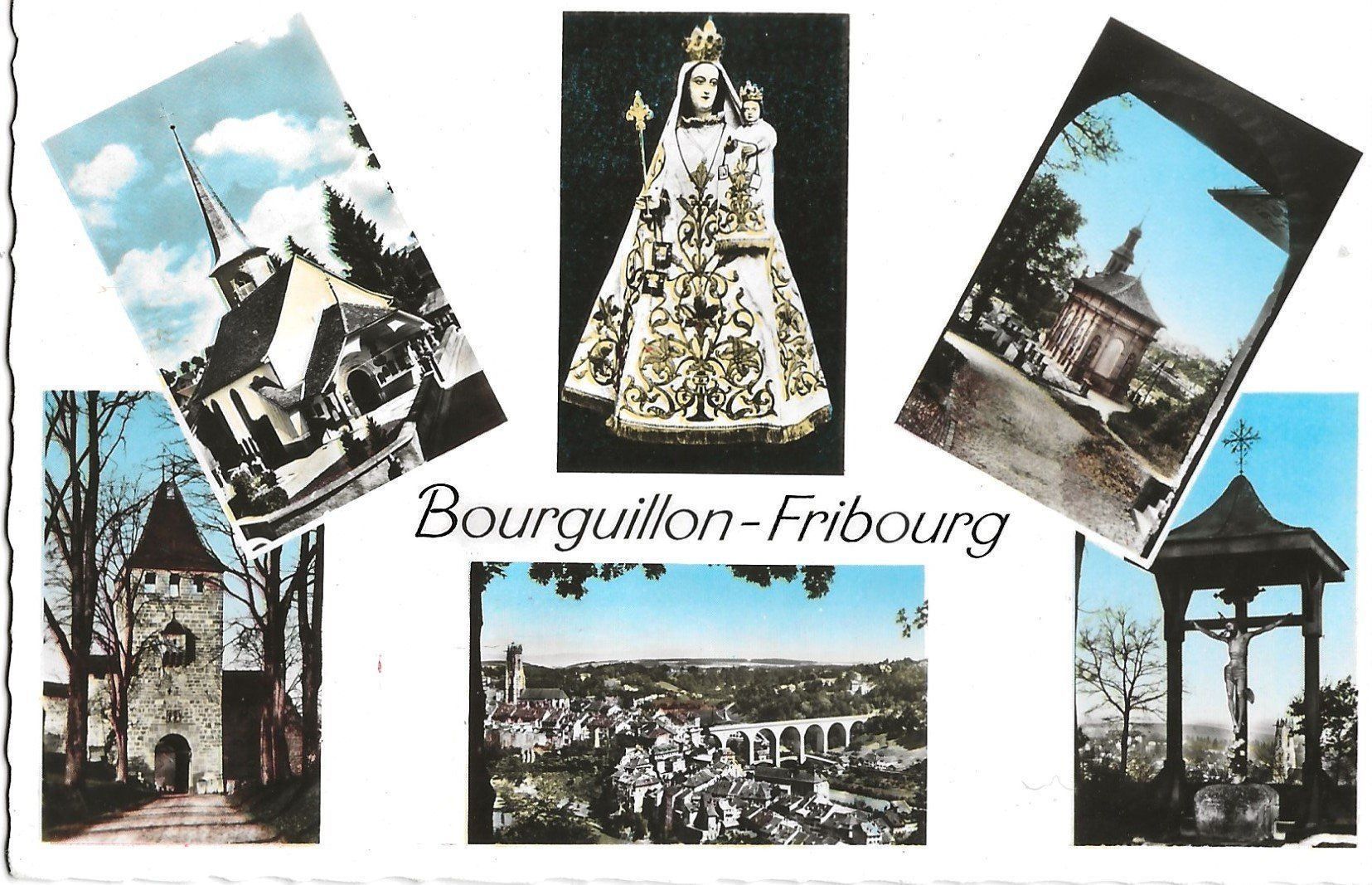 Cartes postales: Bourguillon, Fribourg – D'occasion à Frauenfeld par Merk52