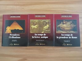 Lot de 3 livres L'Histoire du Monde Larousse 