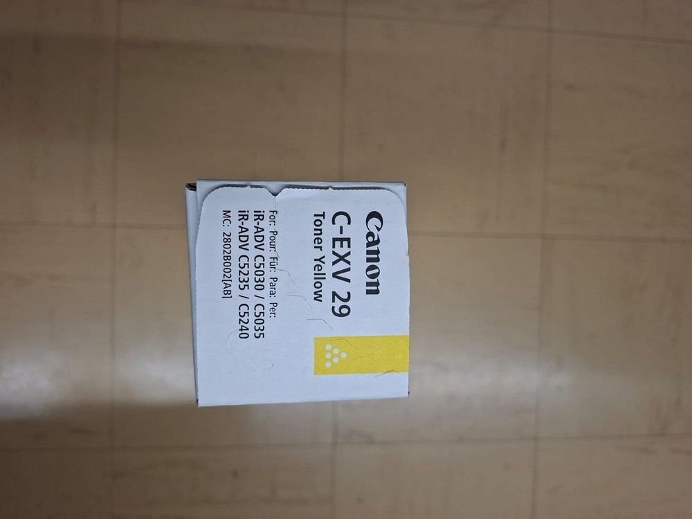 Canon Druckerpatronen & Toner: Canon C-EXV 29 Toner Yellow – Neu und originalverpackt aus Liestal von CTEAG 1