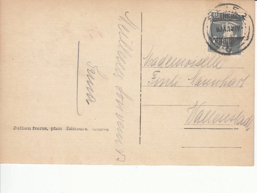 Cartoline postali: Lausanne 1919 – Usato da Bürglen TG venduto da StampGraf 1