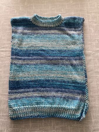 Handgestricktes Top für Kinder / Grösse 128