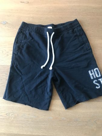 Dunkelblaue Hollister Sweatshorts Grösse M