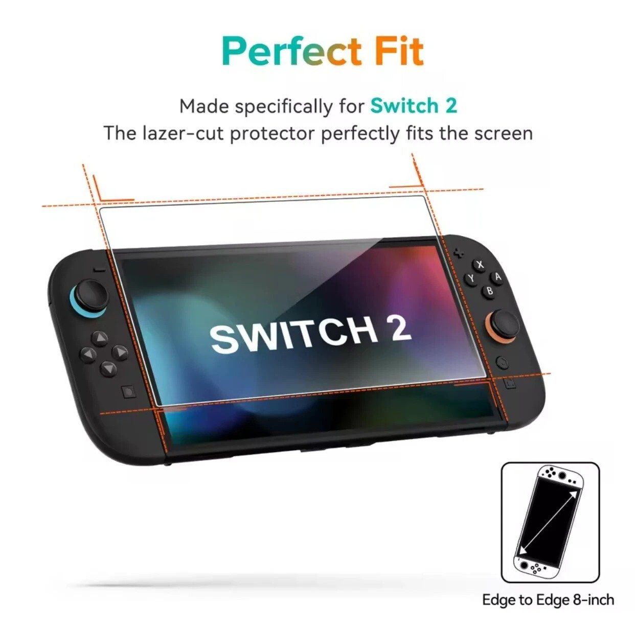 Retouches de peinture & films: für Nintendo Switch 2  Schutzglas Glasfolie – Neuf (Voir description) à Kirchdorf AG par Lionstein 2