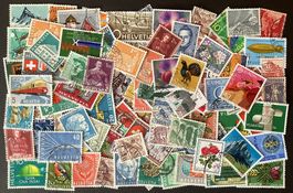 Konvolut 100 Briefmarken Schweiz, Top Qualität