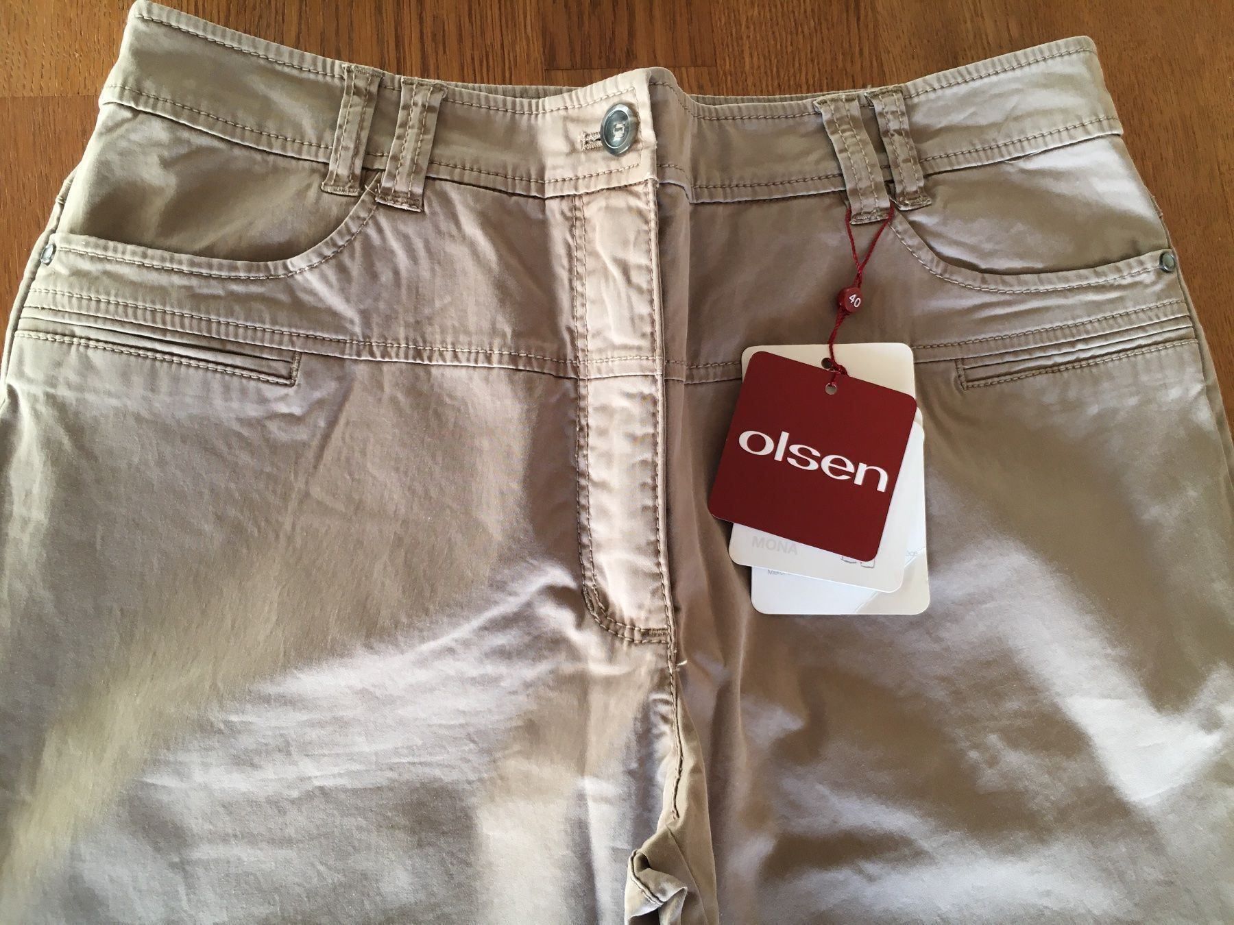 Hosen: Olsen - Hose, 40, Mona, beige – Neu (gemäss Beschreibung) aus Luzern von Jiggy_8898 1
