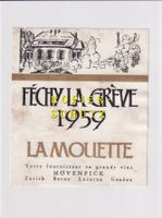Etikette - Féchy La Grève 1959 (La Mouette) /bd