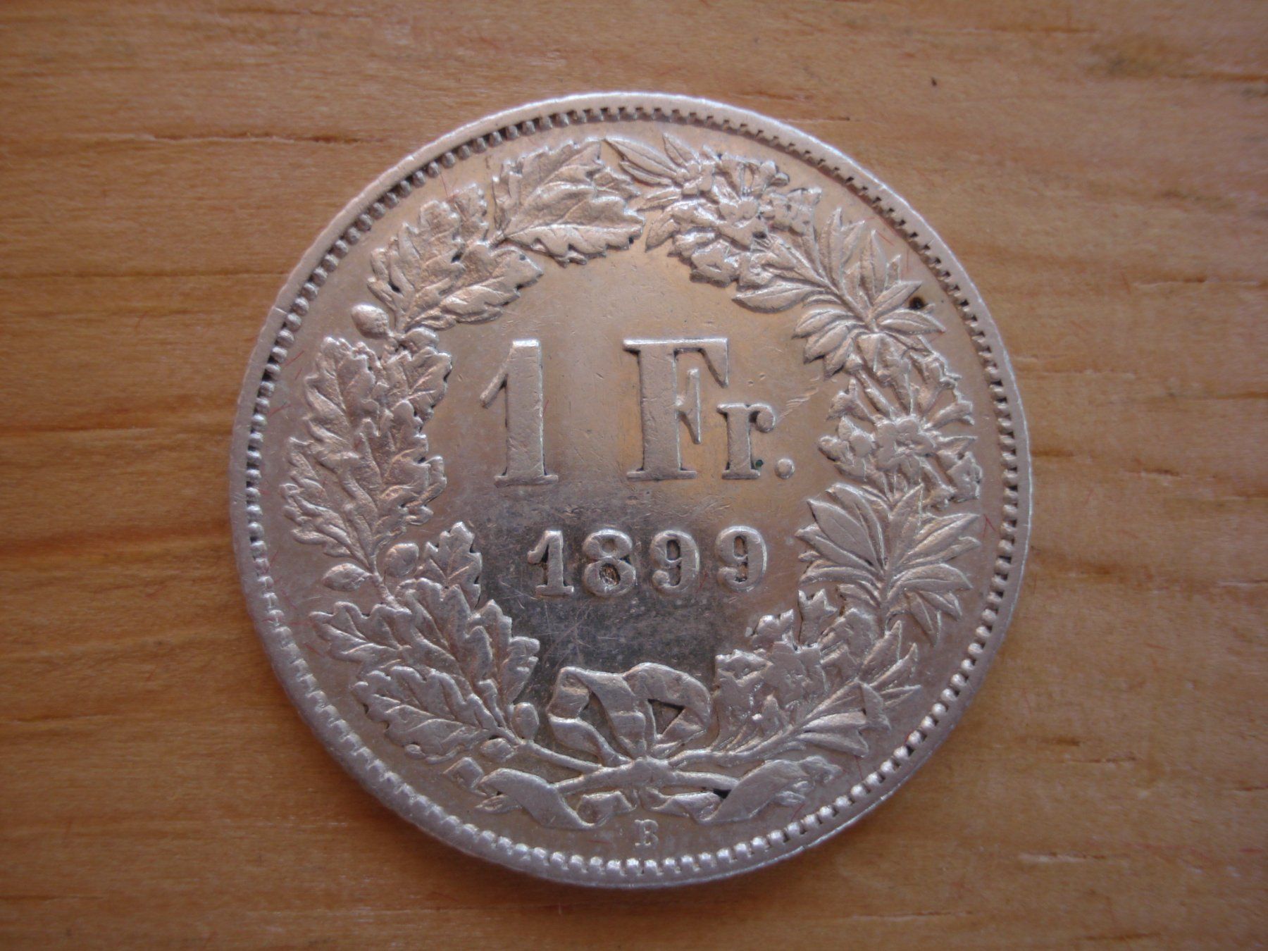 Tutti le monete: (C1) 1 Franken 1899 VZ – Usato da Erlach venduto da Net-Coins