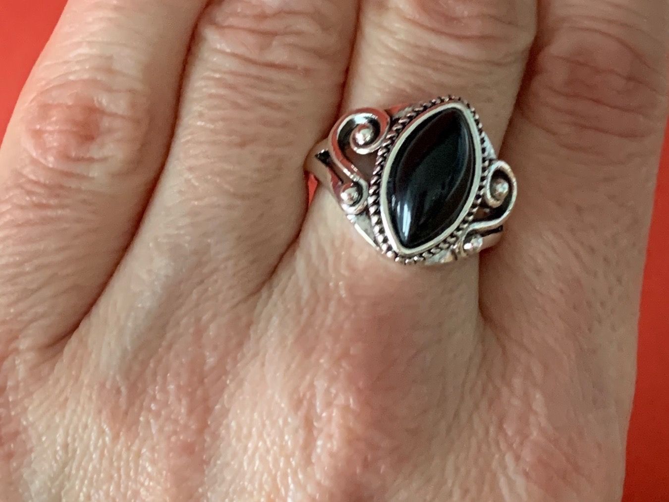 Anelli: Ring Indian Onyx (54/57/61) – Nuovo (secondo la descrizione) da Dittingen venduto da Bellevista 4