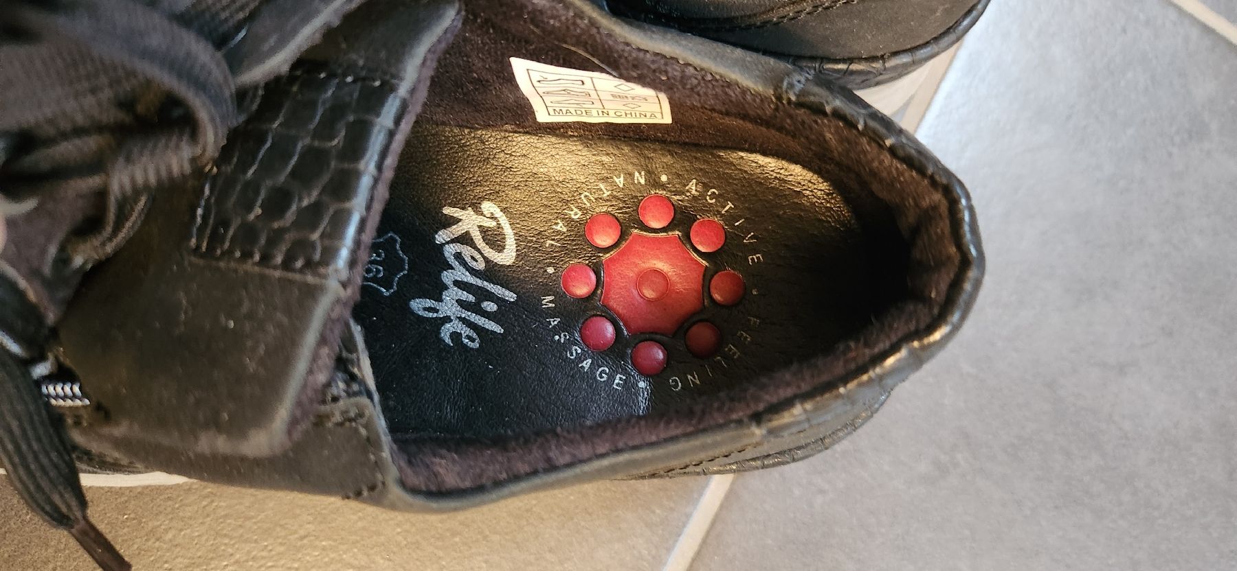Scarpe da donna: 1x getragener Lederschuh Softreflexsystem Gr. 36 – Usato da Lyss venduto da Urma5 1