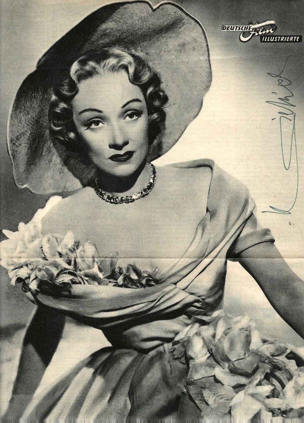 Autografi: MARLENE DIETRICH original Autogramm / Magazinbild – Usato da Guntershausen venduto da sign4me
