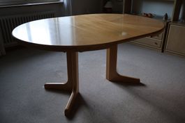 Schöner Esstisch (rund 115 cm; 2x ausziebar 155/195 cm)