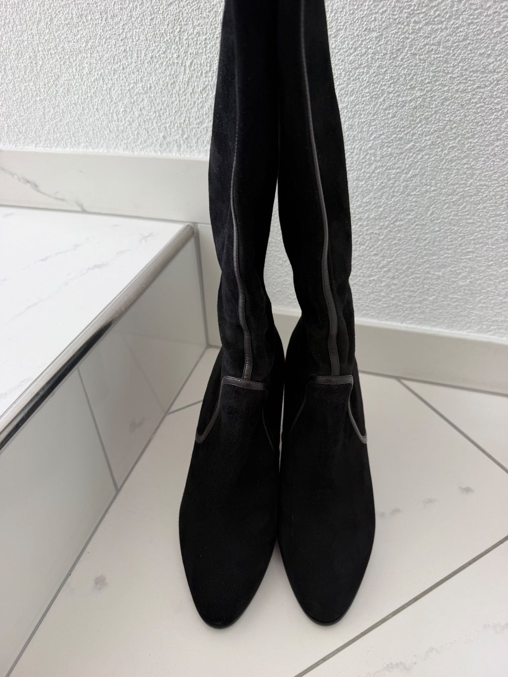 Navyboot Damenschuhe: Navyboot Lederstiefel – Neu (gemäss Beschreibung) aus Oberbueren von Swee 2
