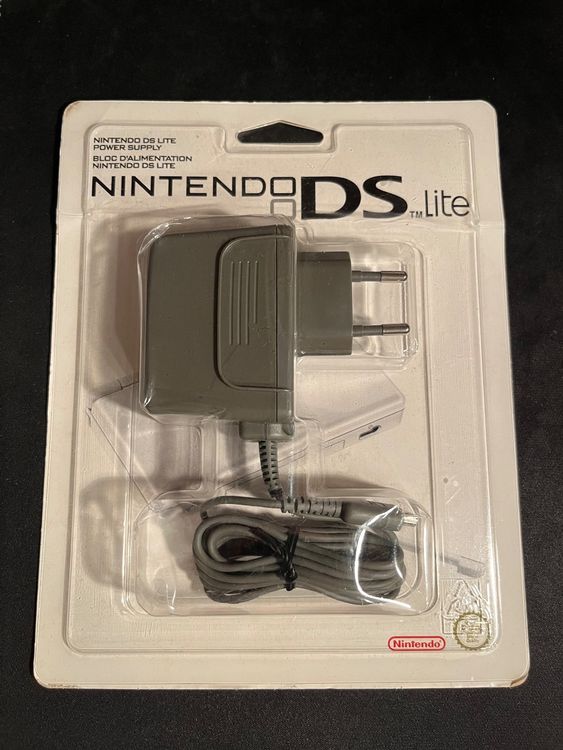 Nintendo Ds Lite Ladekabel Original Adapter Sealed