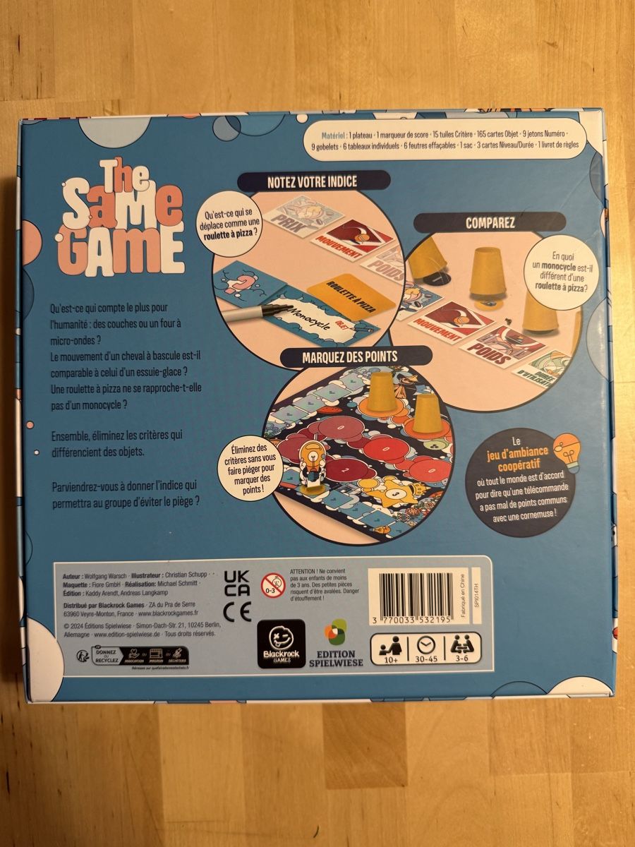 Spiele: The same game – Neu (gemäss Beschreibung) aus Meinier von fabdab 2