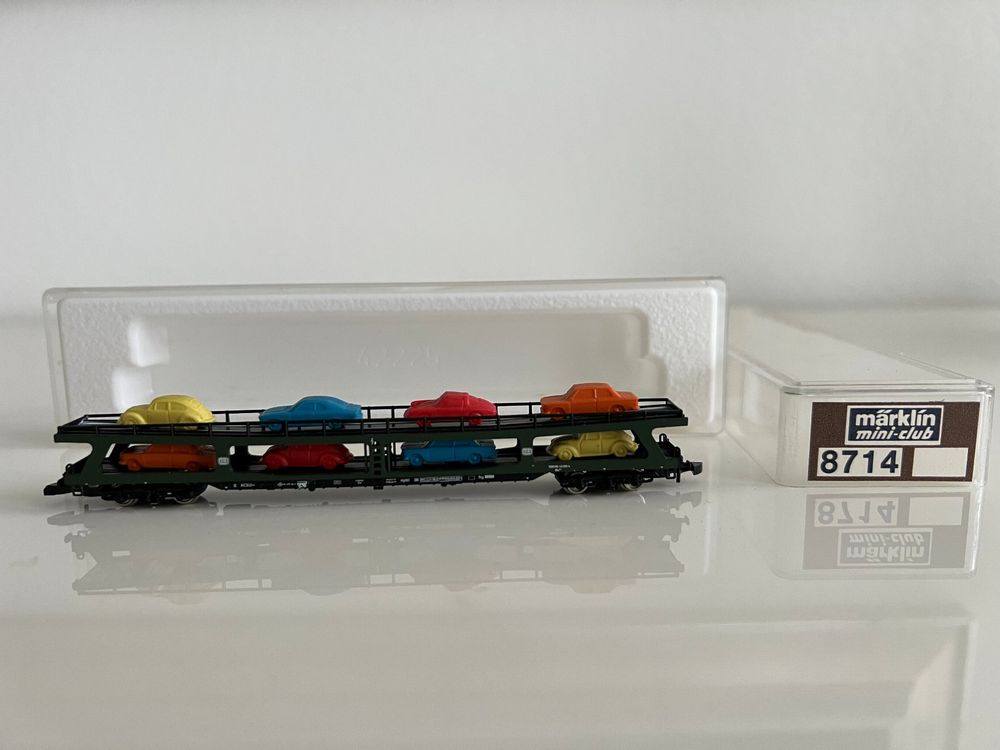 Märklin Z 8714 mini-club ﻿Reisezug-Autotransportwagen (Gebraucht) in ...