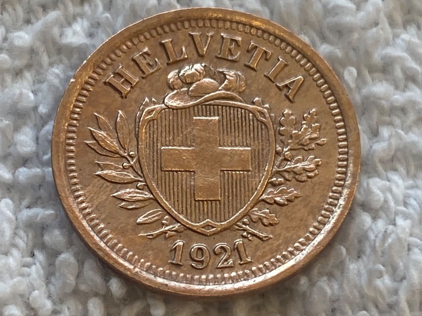Tutti le monete: 1 centime/rappen 1921 – Usato da Nyon venduto da Ilmi09