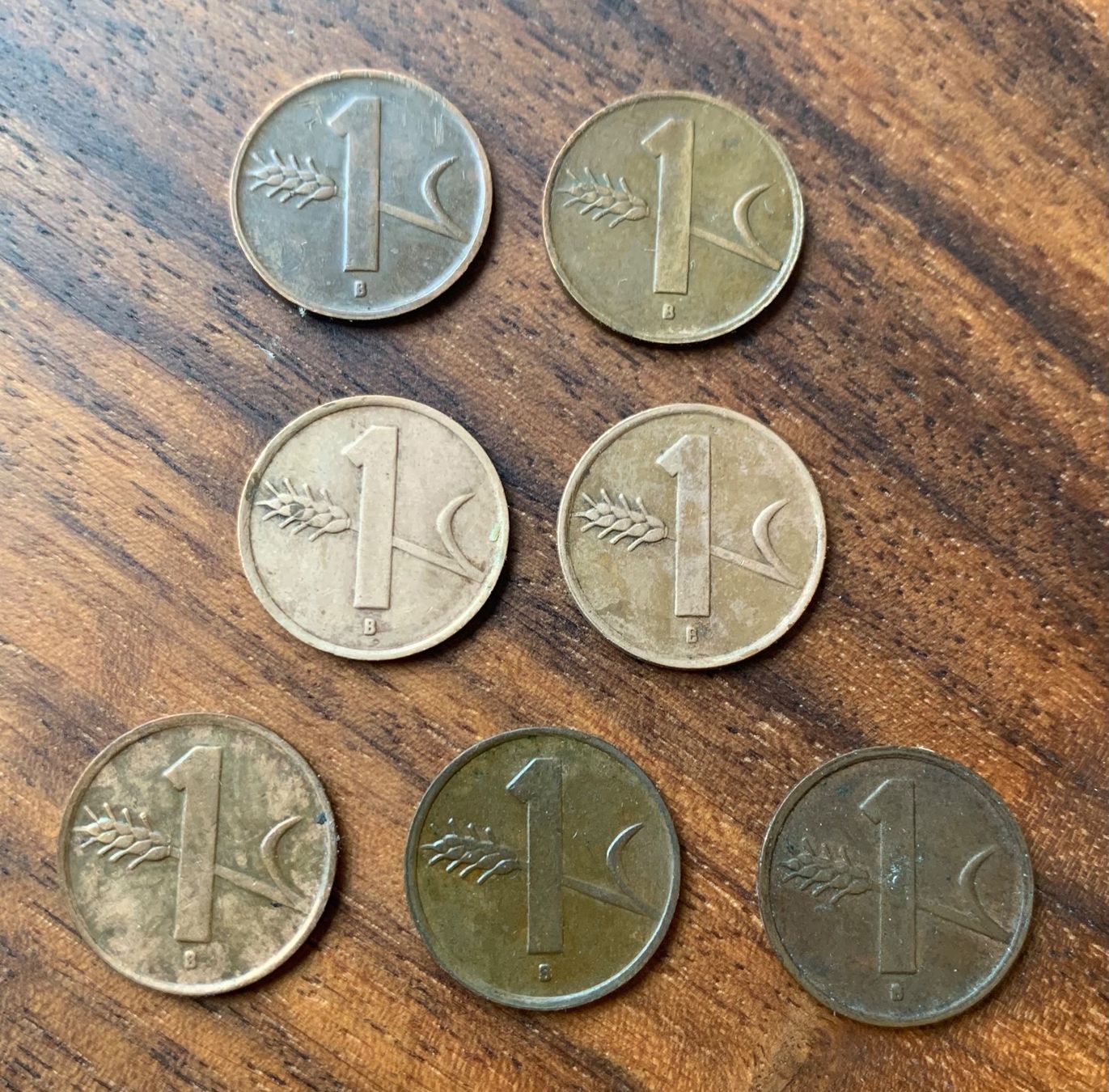 Tutti le monete: 1 Rappen Lot 1948 & 1949 – Usato da Opfikon venduto da BananaGio01 1