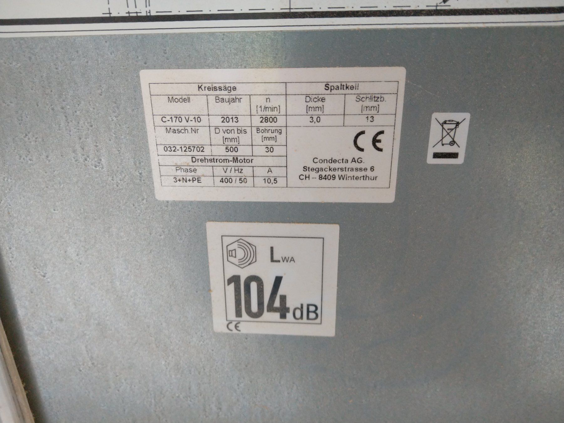 Seghe: Scie circulaire Avola Condecta – Usato da Orzens venduto da FredMon01 5