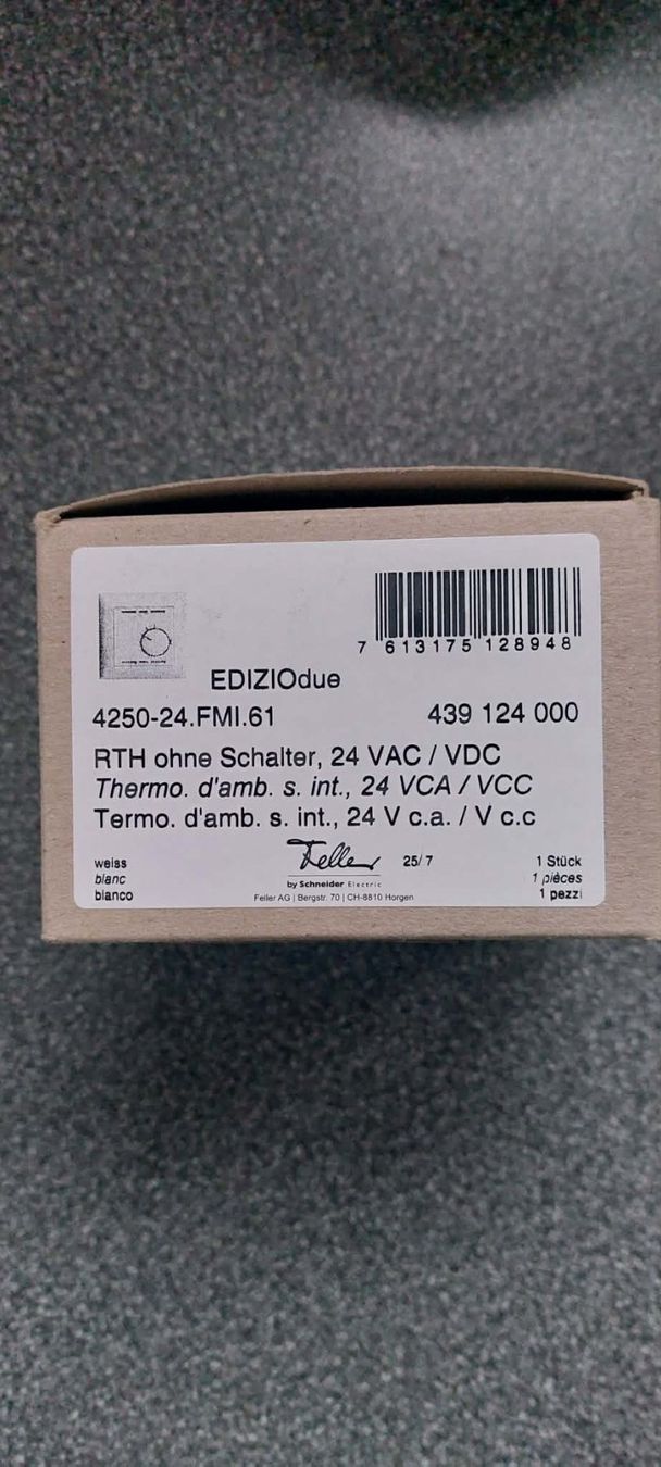 Feller Steuerung: Raumthermostat NEU! – Neu und originalverpackt aus Liestal von valentin101 1