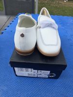 Loafer La Strada weiss mit silbernem Detail Grösse 40 neu