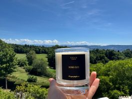 KHAD Zurich Duftkerze Rose Oud Soja & Kokos