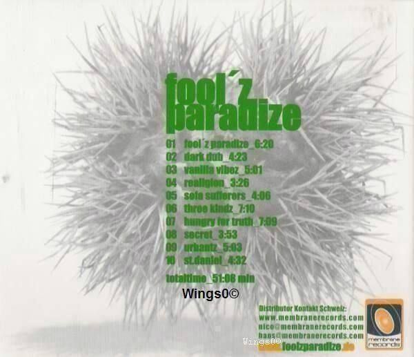 CD: Fool'z Paradize  - Fool'z Paradize (2002 – Nuovo e nell'imballaggio originale da Horn venduto da Wings0 1