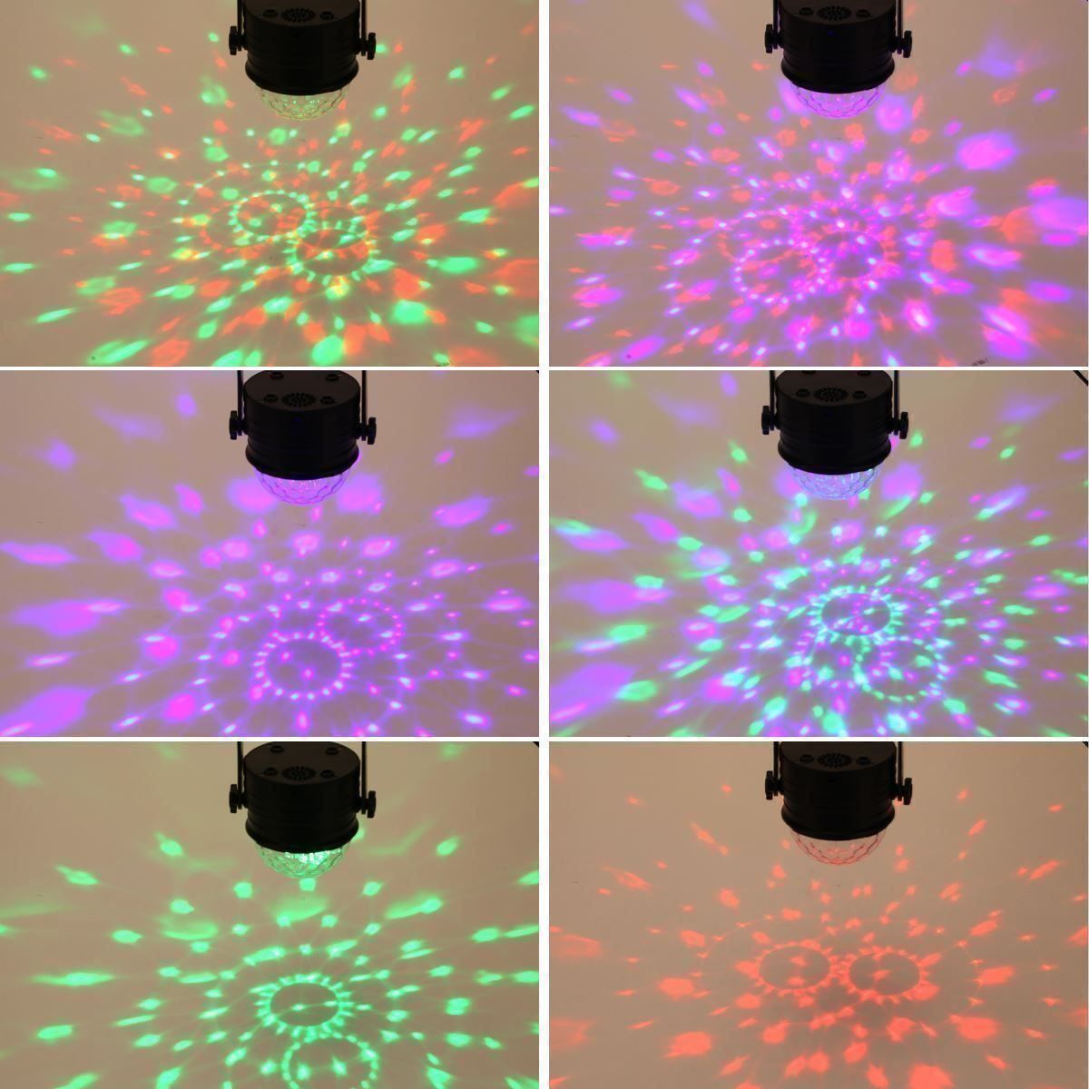 Lampade: 2x LED Discokugel Discolampe Party Licht – Nuovo (secondo la descrizione) da Thun venduto da Laoye 3