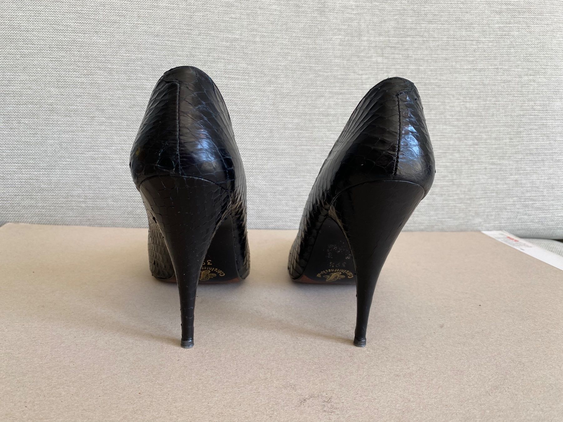 Scarpe da donna: Vintage Pumps Schlangenoptik, Gr. 39 – Usato da Zürich venduto da hatschina 2