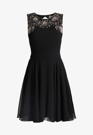 Kleid Lace & Beads bestickt Grösse S Abendkleid 