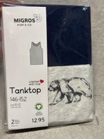 2x Débardeurs t-shirt tanktop Neuf 146 - 152
