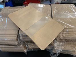 600 Druckverschlussbeutel Sichtfenster Gewürze Tee | OVP NEU