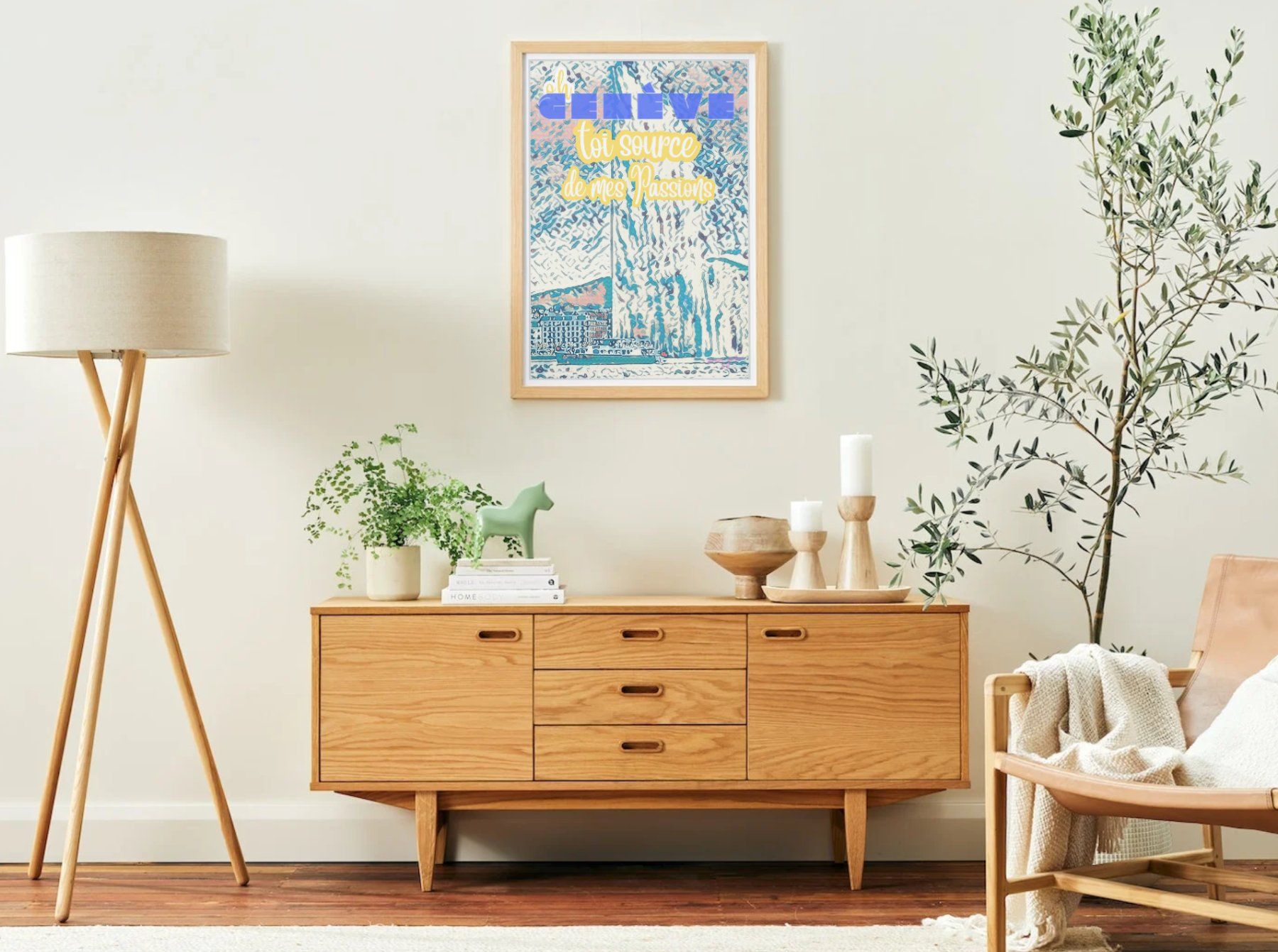 Poster & Bilder: ein Hanni Gehrn Poster von Genf – Neu und originalverpackt aus Zürich von Posterrama 6