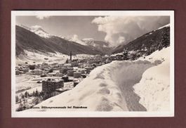 DAVOS - Höhenpromenade bei Neuschnee - 1936