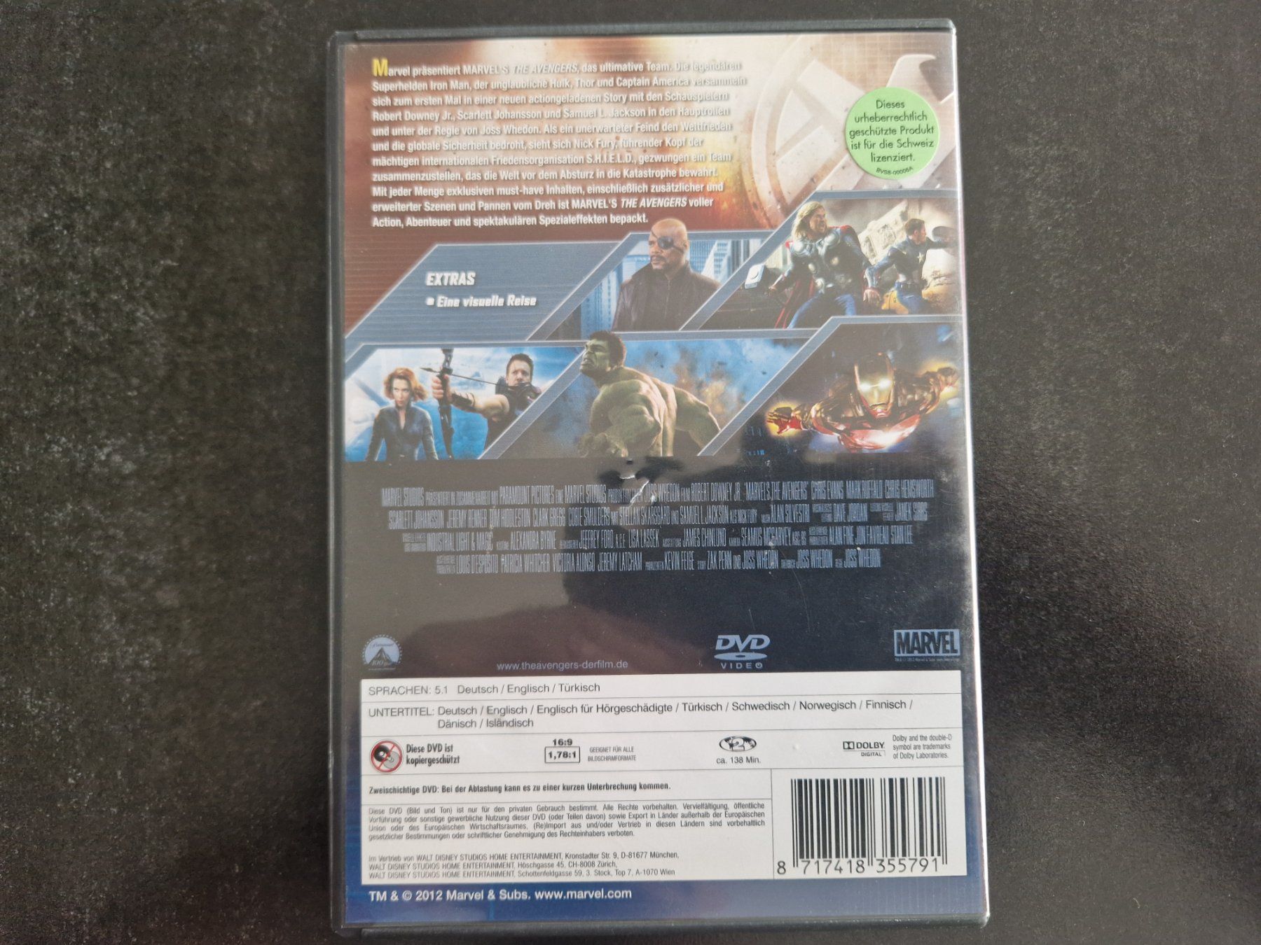 Alle DVDs: The Avengers DVD – Gebraucht aus Buchs SG von Herc01 2