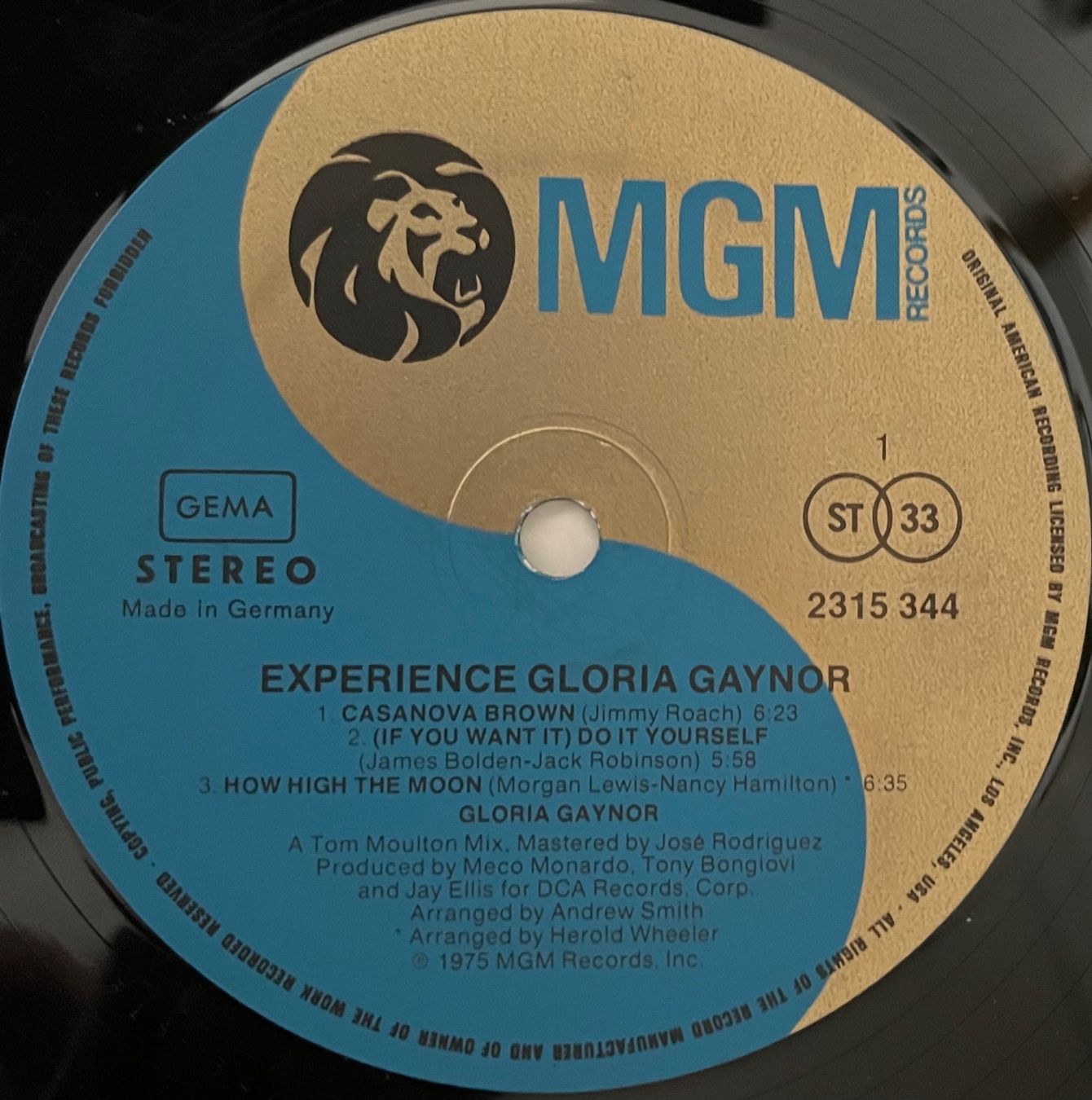 Dischi in vinile: GLORIA GAYNOR - EXPERIENCE - 33 Tours – Usato da Bussigny venduto da vinyl-pas-cher 2