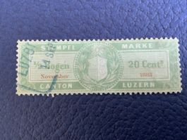 Briefmarken Schweiz LUZERN