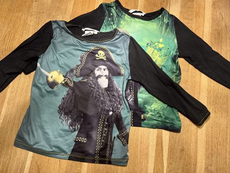 2 Cool Pirate Captain Longsleeve Shirts