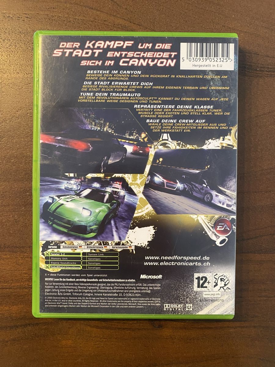 Microsoft Giochi: Need for Speed Carbon für Xbox – Usato da Thunstetten venduto da Virus_33 2