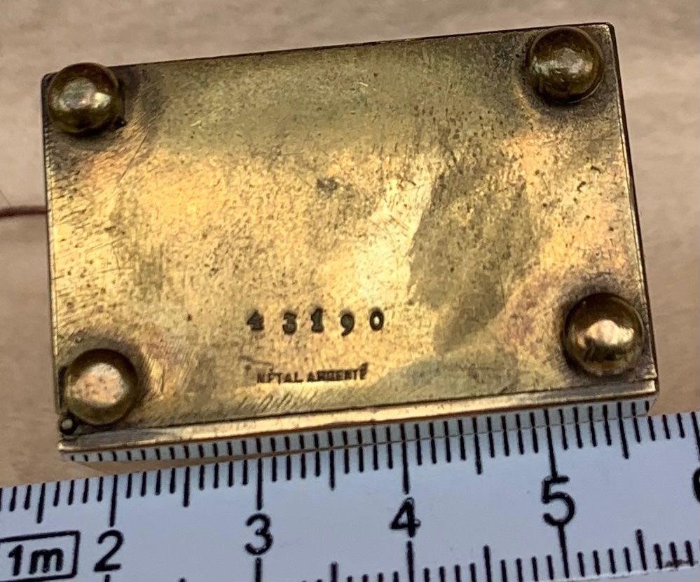 Uhren: Piccolo orologio da tavolo. Antico – Defekt aus Vacallo von Ro-Ma76 4