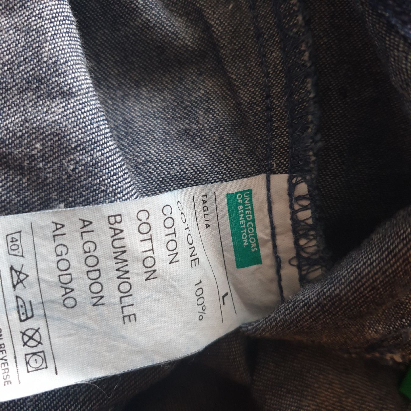 Benetton Vestiti: Benetton Jeanskleid Gr. L – Usato da Frenkendorf venduto da Moon111 4