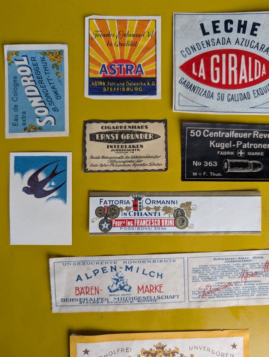 Sticker: Lot Alter Schweizer Etiketten Sammlung - 2. Teil – Usato da Mönchaltorf venduto da Blechfreund 1