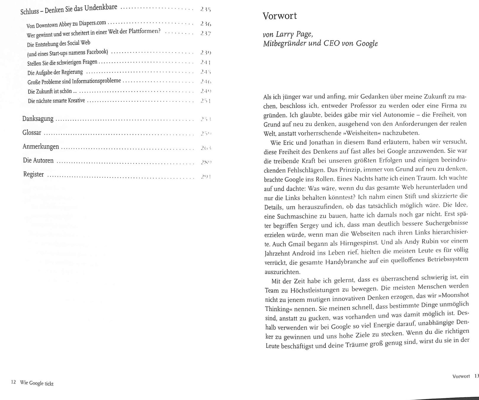 Libri: GOOGLE - Wie Google tickt. Eric Schmidt & Jonathan Rosenberg – Usato da Zürich venduto da Nobs1 5
