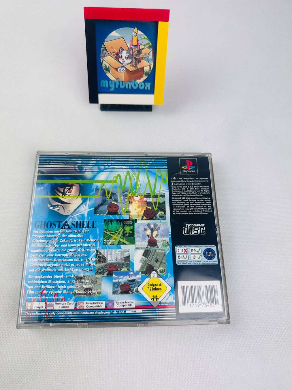 Spiele: Playstation 1 PSX  PS1 Ghost in the Shell deutsch CIB – Gebraucht aus Kappel SO von MyFunBox 1