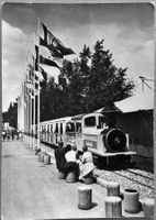 Zürich, SAFFA 1958, Ausstellung, Bahn, Jelmoli, Werbung