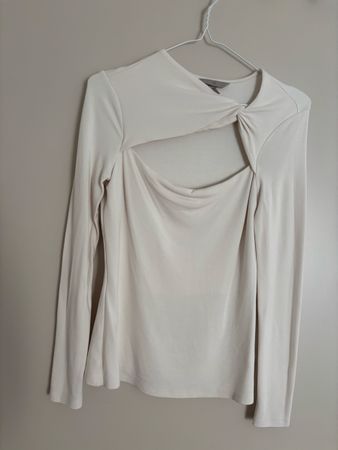 H&M Shirt Beige Gr. M, Langarm - Top Zustand!