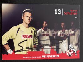 Marcel Schuhen 1.FC Köln Autogrammkarte signiert selte 59