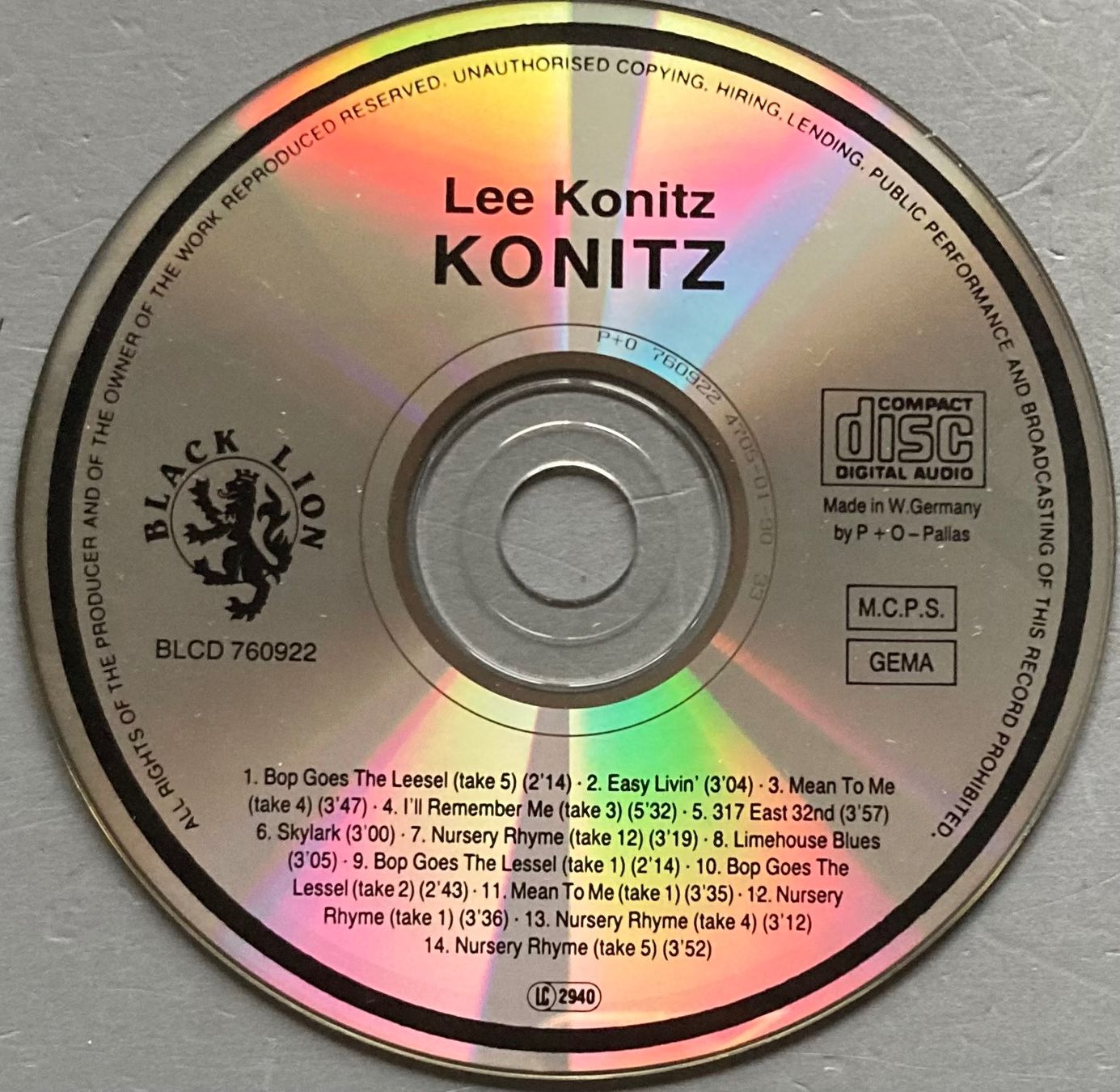 Dischi in vinile: LEE KONITZ - KONITZ – Usato da Poliez-Pittet venduto da Newtown-Records 2