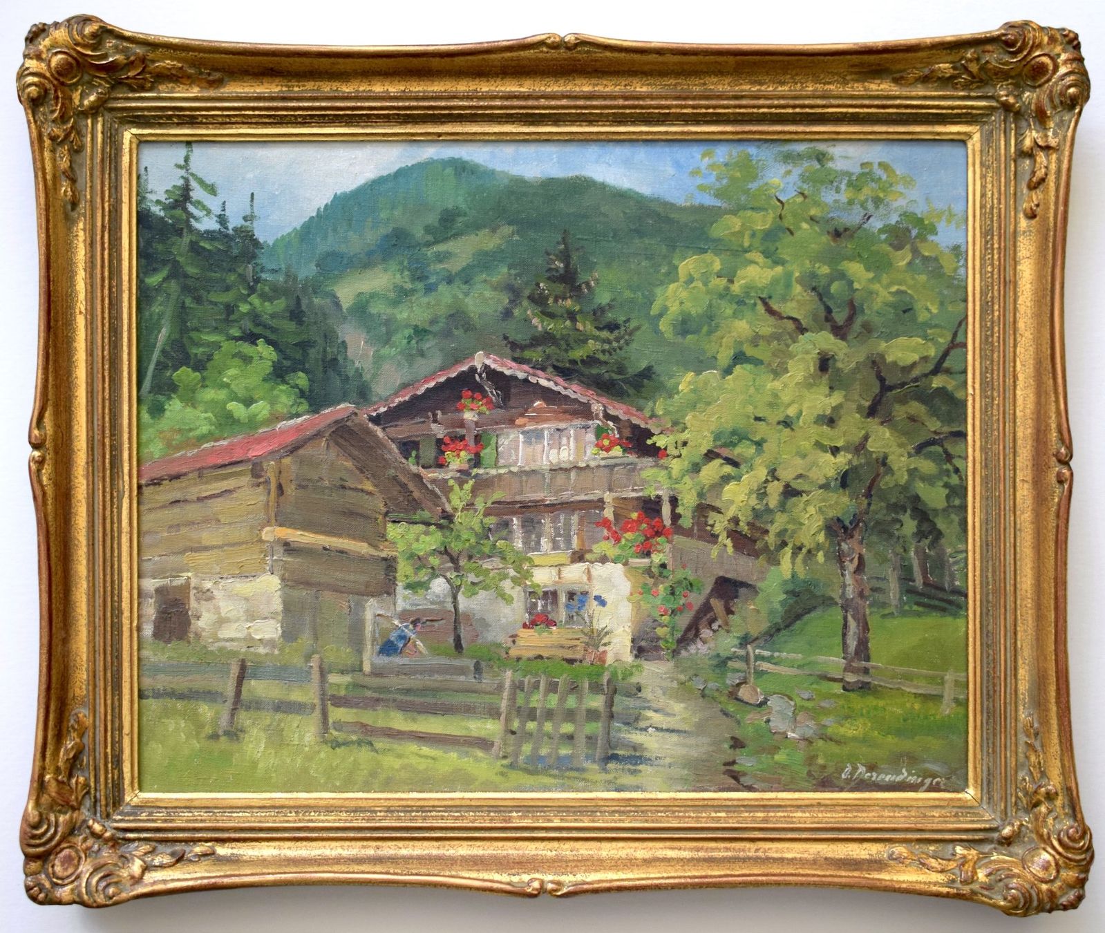 Tableaux: TOP Olga Derendinger-Roux Brienzer Chalet Brienz Bern – D'occasion à Zürich par Kunstvoll