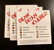 Kalender-Sticker "Denk Dran" & "Leucht Sticker" -6 Büchlein