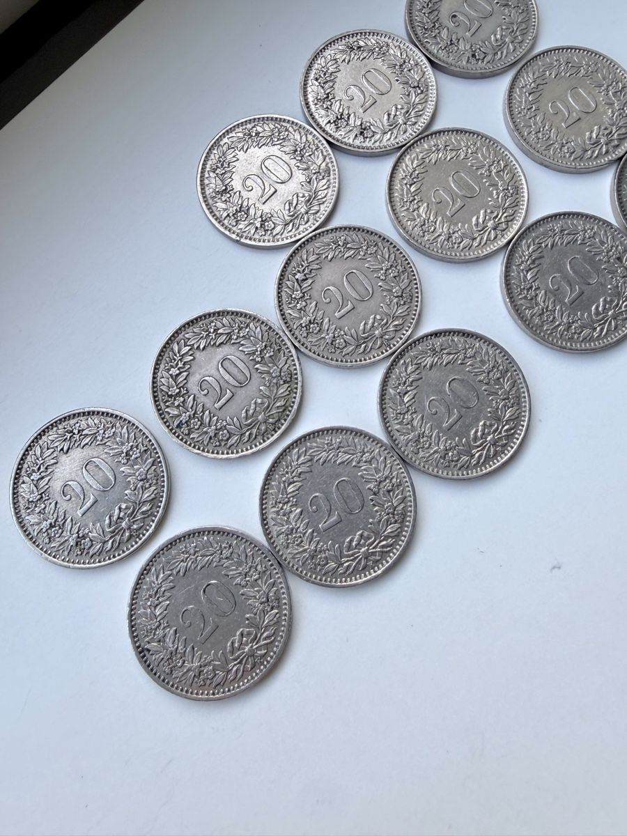 Tutti le monete: 20 Räppler Silber Sammlung – Usato da Zürich venduto da watch_trader 7